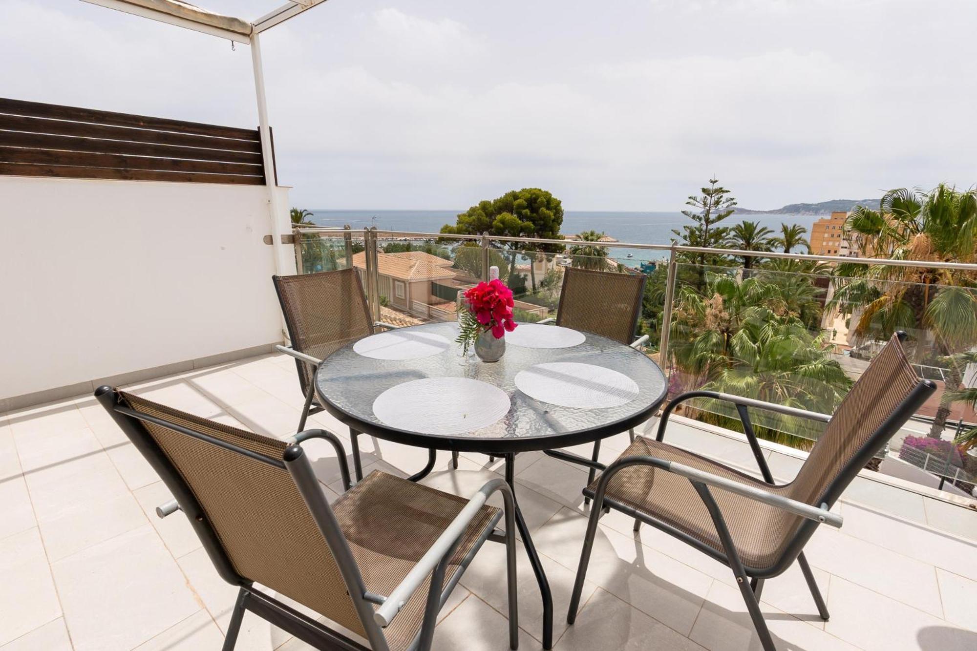 Javea Port Townhouse With Amazing Sea Views & Communal Pool 빌라 외부 사진